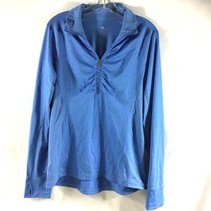 Adidas Climalite  long sleeve shirt women's  blue size L